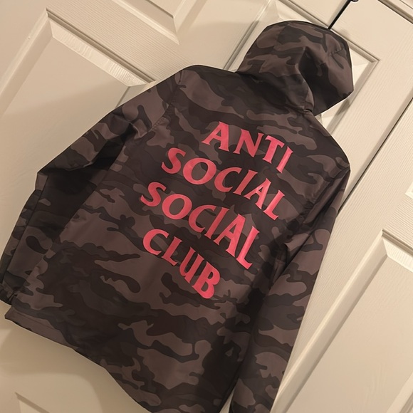 💜 SOLD 💜 Anti Social Social Club Camo Jacket - Picture 6 of 8